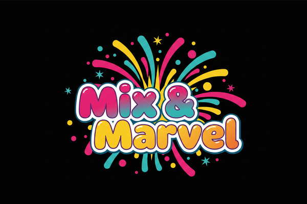 Mix & Marvel Retro Pop Dark Background